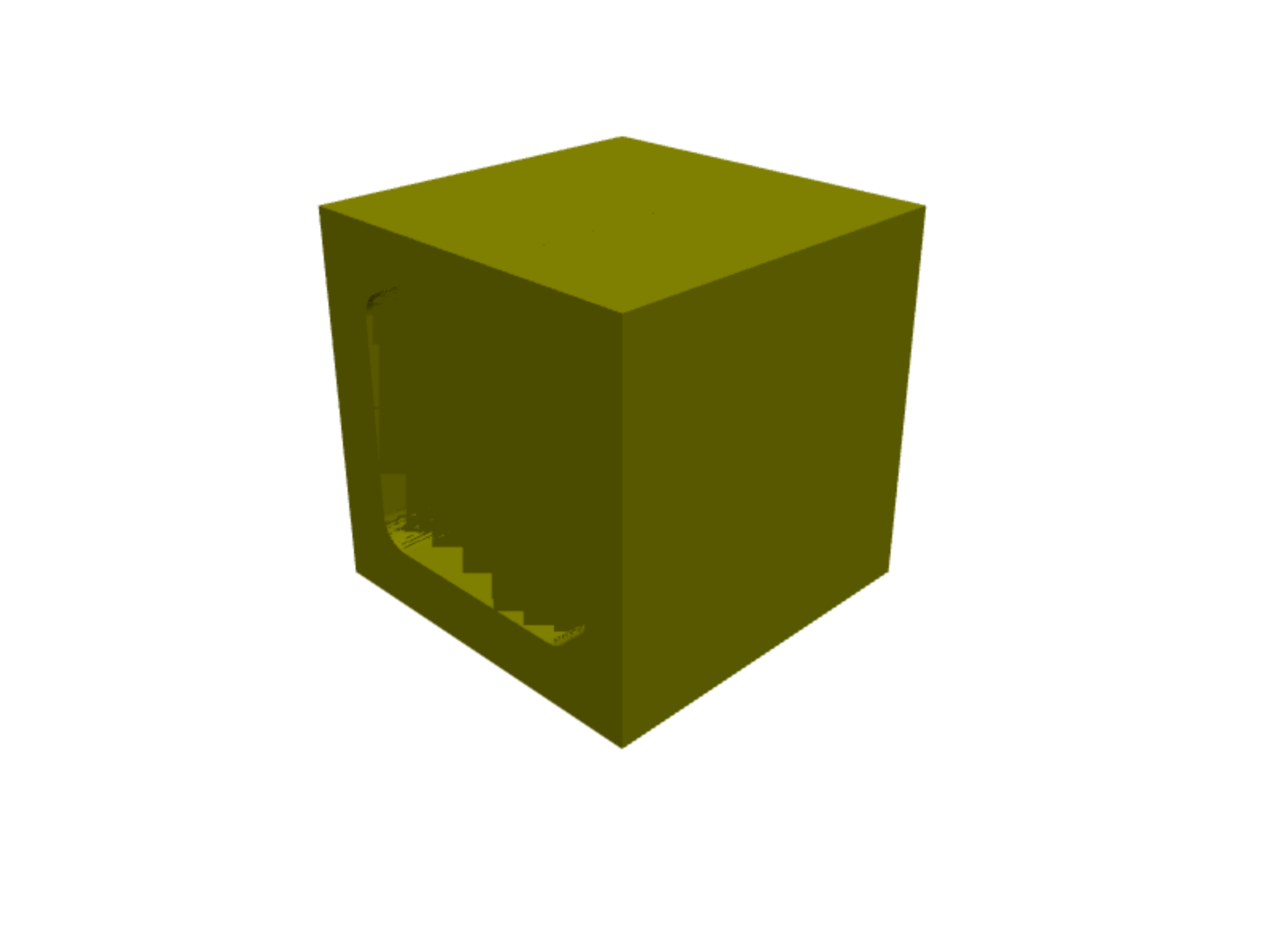 Half concrete block